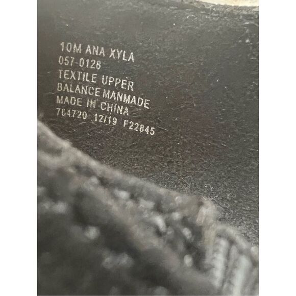 Ana Xyla Wedge Sandals Black Sz 10 - Picture 10 of 10
